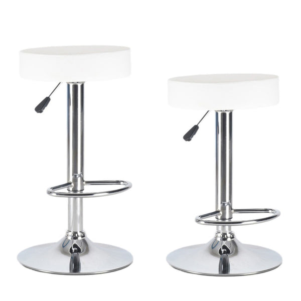 Bali bar stools, white, set of 2