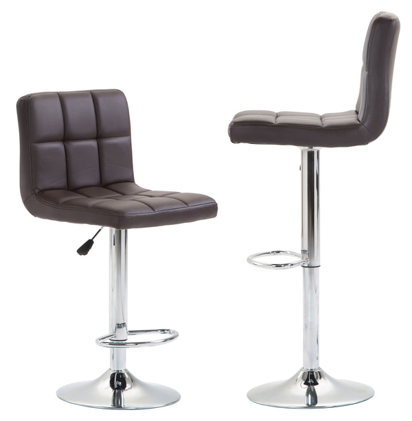 LIMA brown bar stools, set of 2