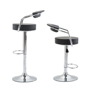 Wendy black bar stools, set of 2