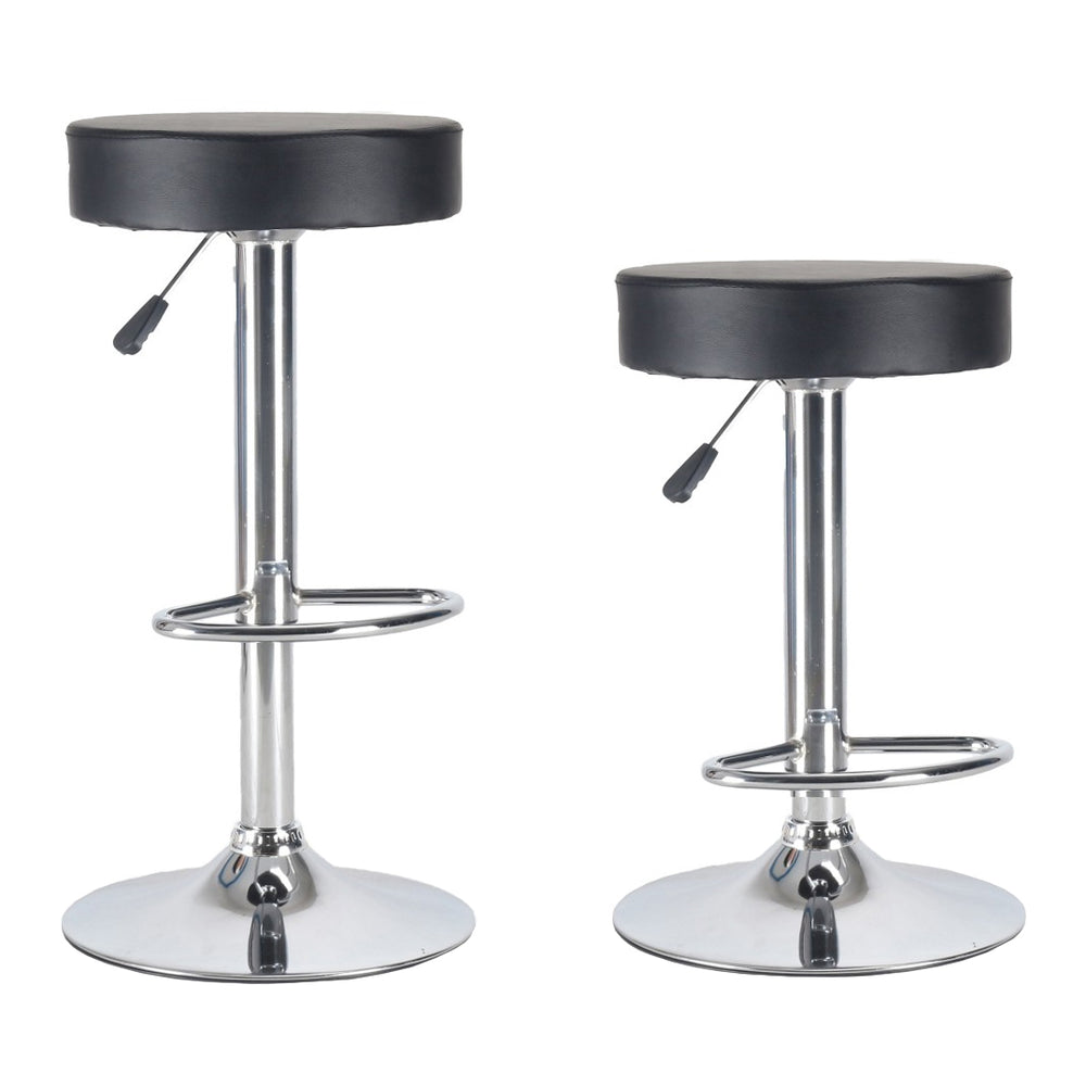 Bali bar stools, black, set of 2