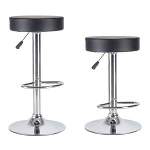 Bali bar stools, black, set of 2