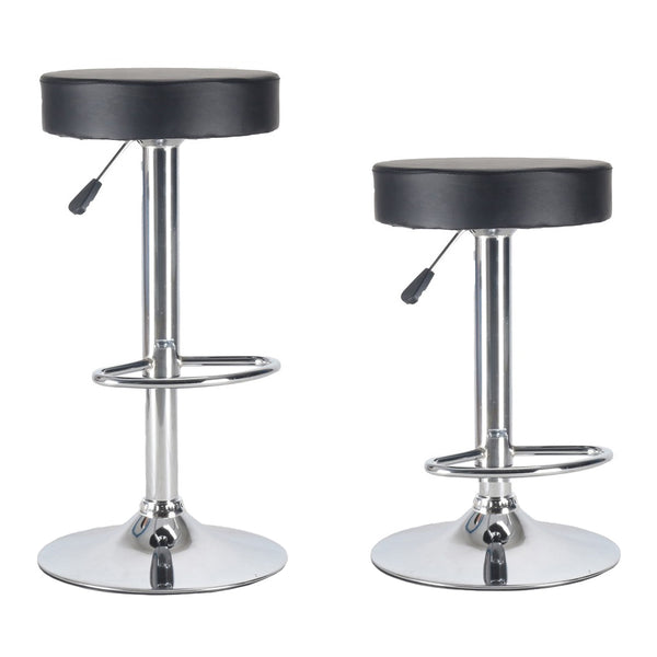 Bali bar stools, black, set of 2