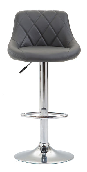 JASPER bar stools, anthracite, set of 2