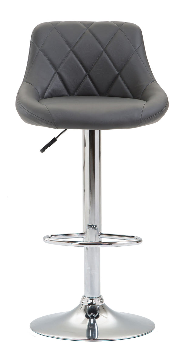 JASPER bar stools, anthracite, set of 2