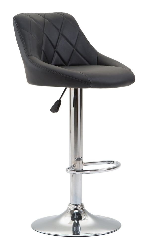 JASPER bar stools, anthracite, set of 2
