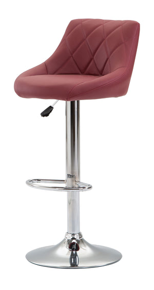 Jasper bar stools, burgundy red, set of 2