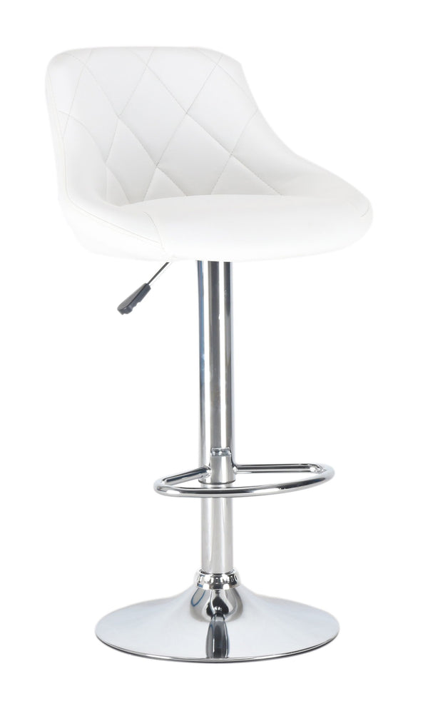 Jasper white bar stools in a set of 2