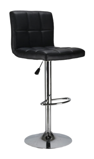 Lima black bar stools in a set of 2