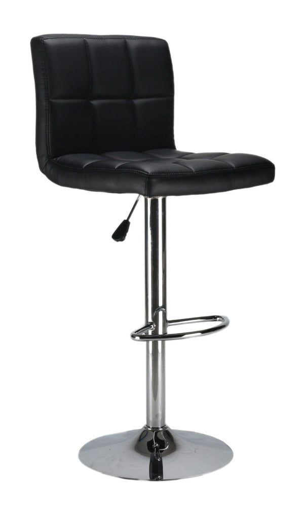 Lima black bar stools in a set of 2