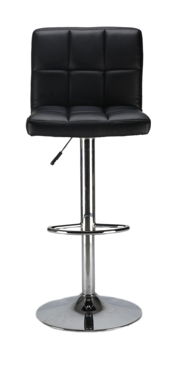 Lima black bar stools in a set of 2