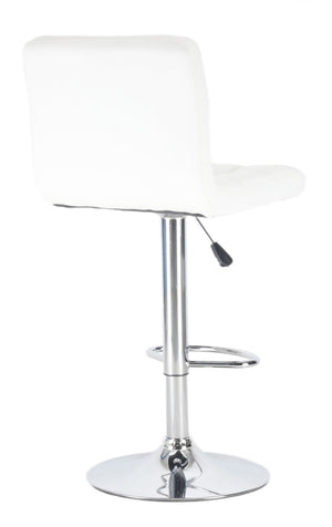 Lima white bar stools in a set of 2