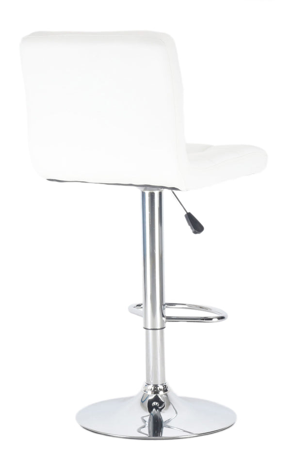Lima white bar stools in a set of 2
