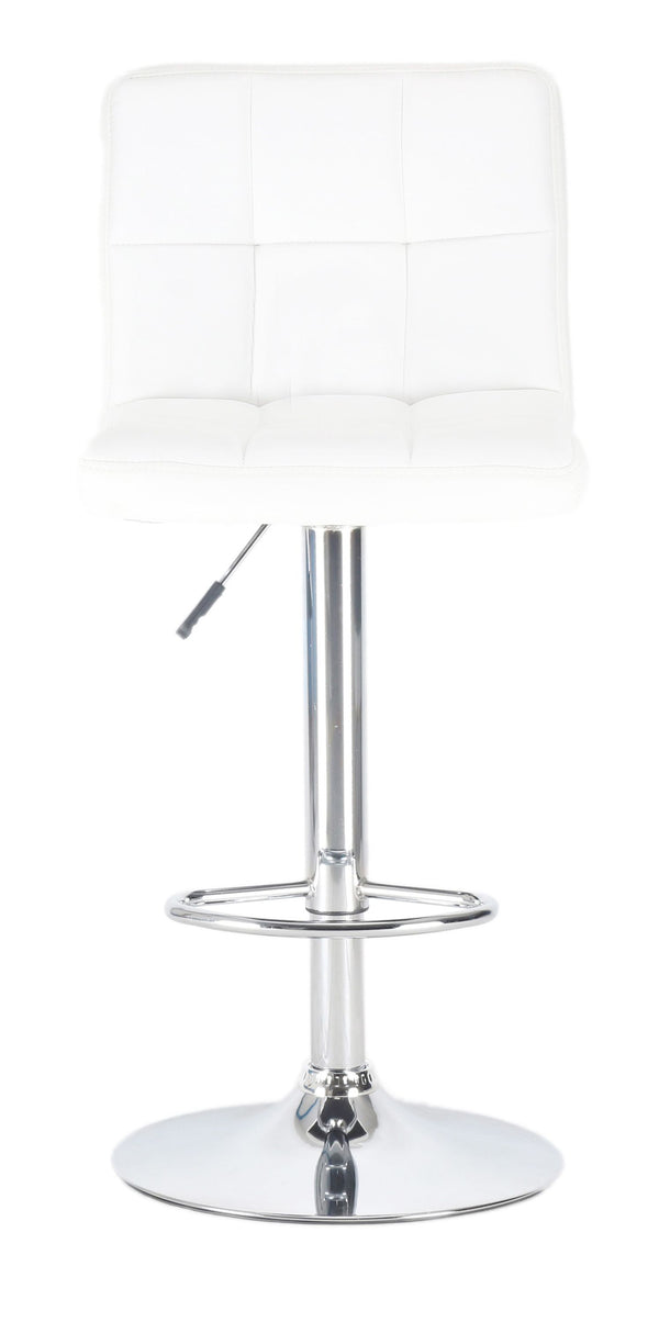 Lima white bar stools in a set of 2