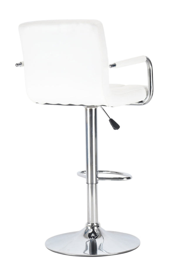 Luisa white bar stools in a set of 2