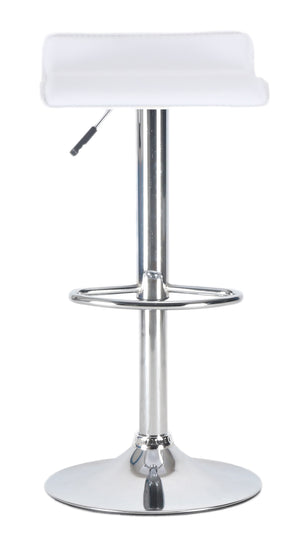 Malta white bar stools, set of 2