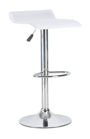 Malta white bar stools, set of 2