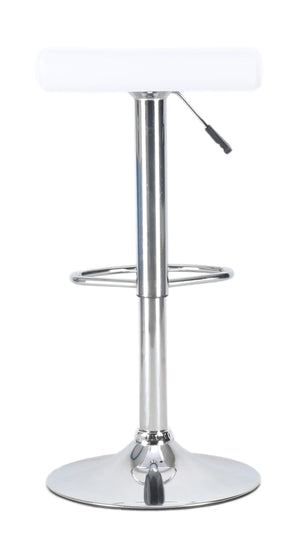 Malta white bar stools, set of 2