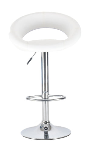 Wanda white bar stools in a set of 2
