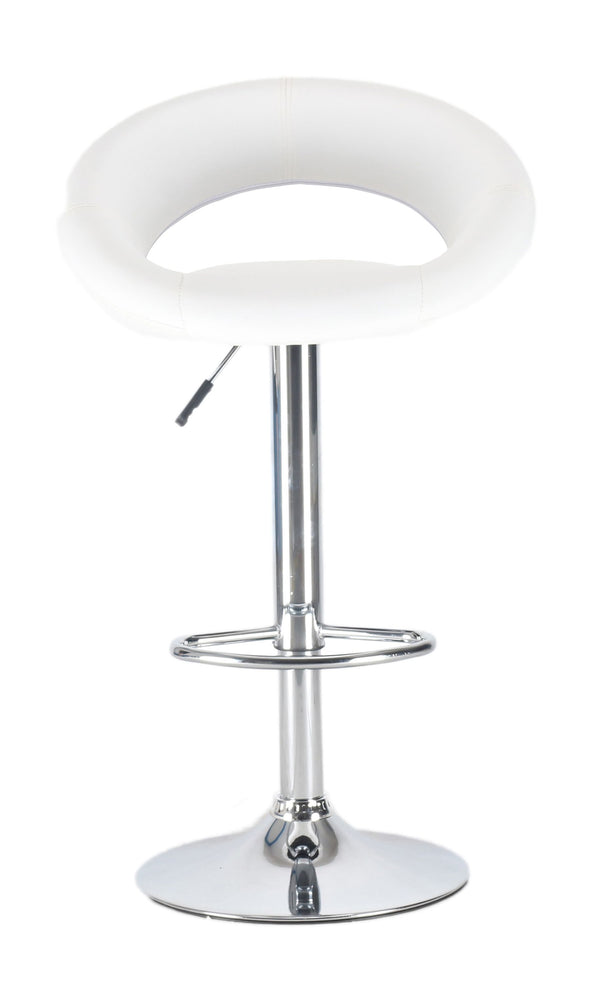 Wanda white bar stools in a set of 2