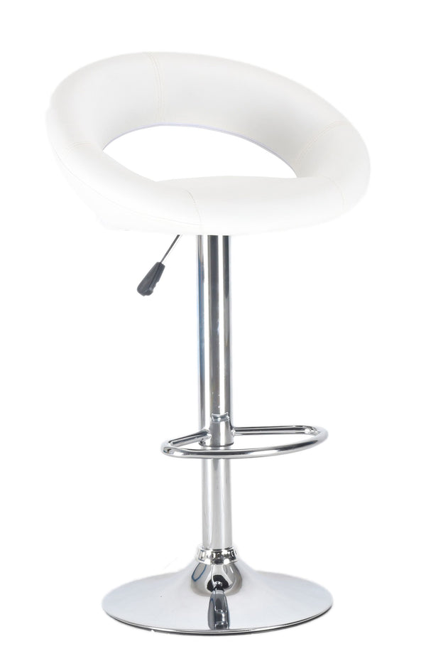 Wanda white bar stools in a set of 2