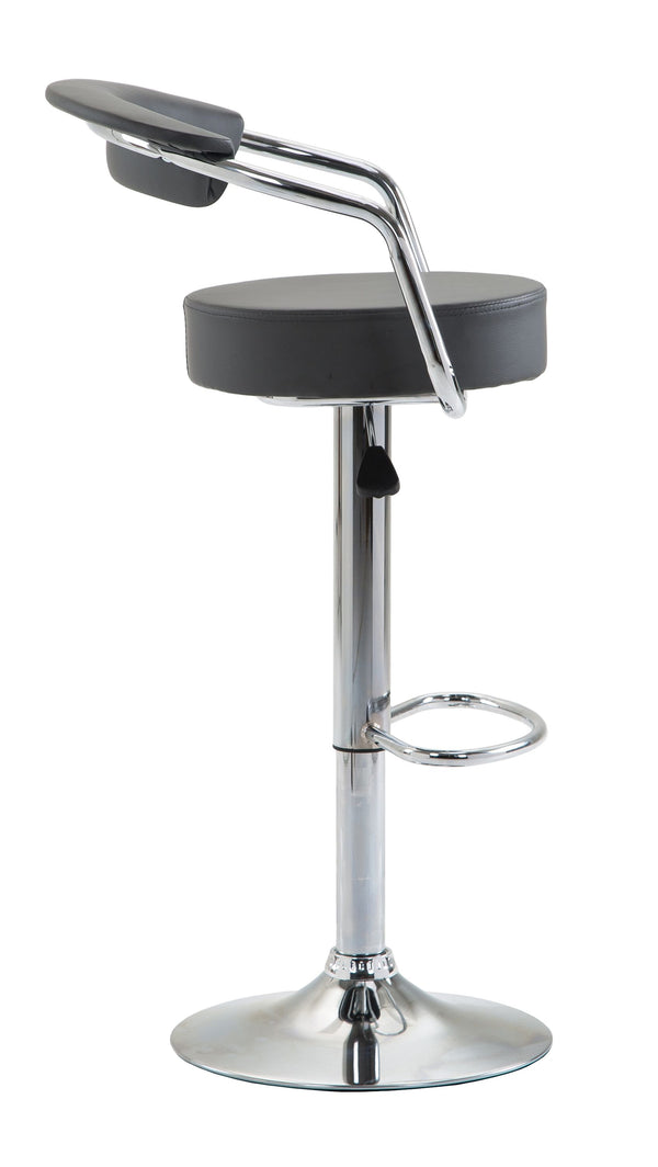 WENDY bar stools, anthracite, set of 2