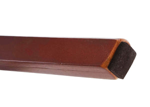 Barhocker Holz Kunstleder drehbar taupe