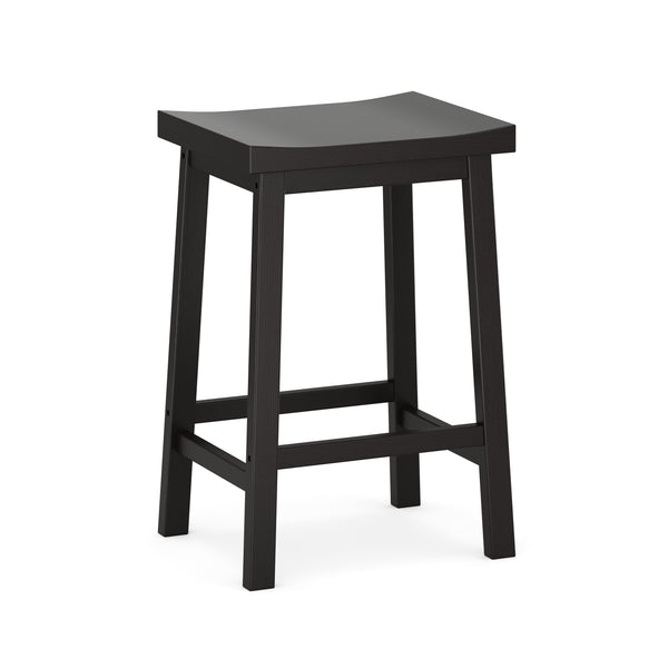 Barhocker Holz VELARI 2er Set schwarz