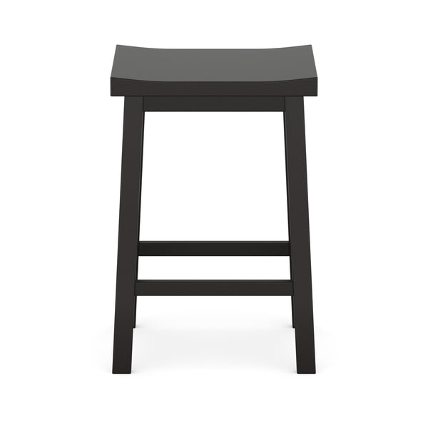 Barhocker Holz VELARI 2er Set schwarz