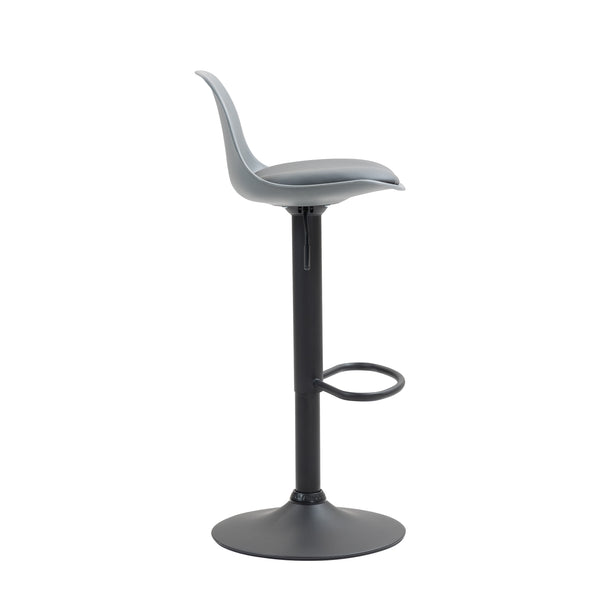 JESSY bar stool set of 2, grey