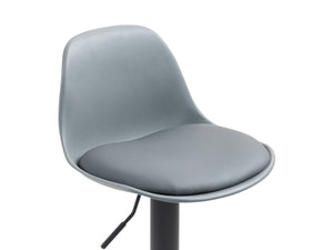 JESSY bar stool set of 2, grey