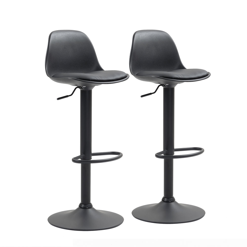 JESSY bar stool set of 2, black