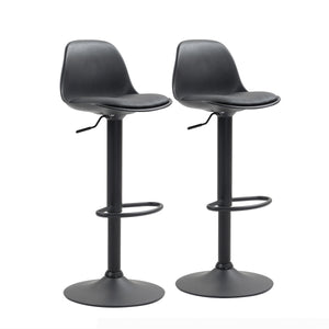 Barhocker JESSY 2er Set schwarz