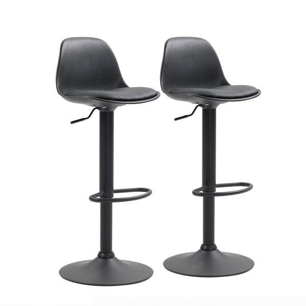 Barhocker JESSY 2er Set schwarz