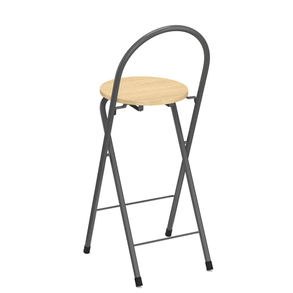 Barhocker JETT 2er Set beige/silber
