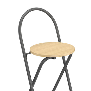Barhocker JETT 2er Set beige/silber