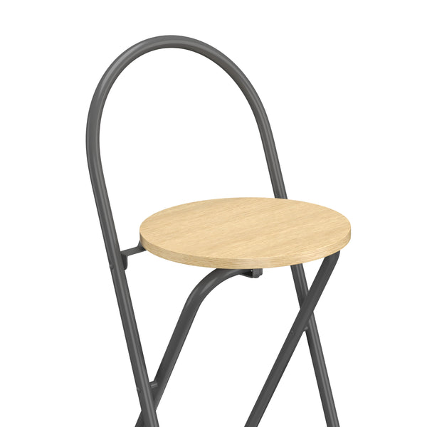 Barhocker JETT 2er Set beige/silber