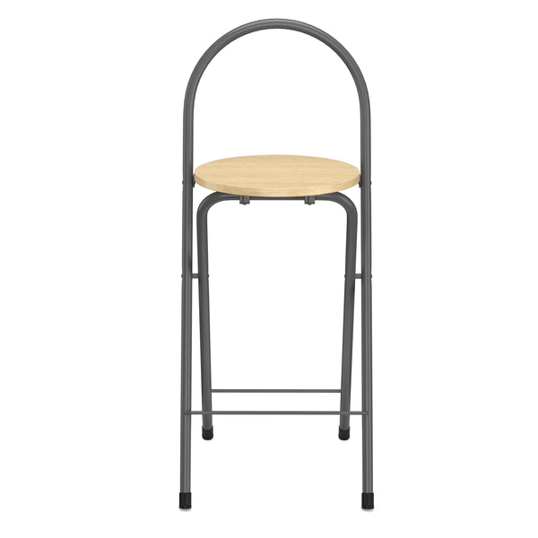 Barhocker JETT 2er Set beige/silber