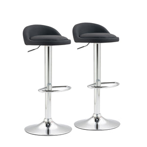 LISA bar stool set of 2, black