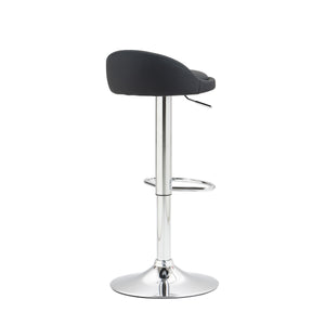LISA bar stool set of 2, black