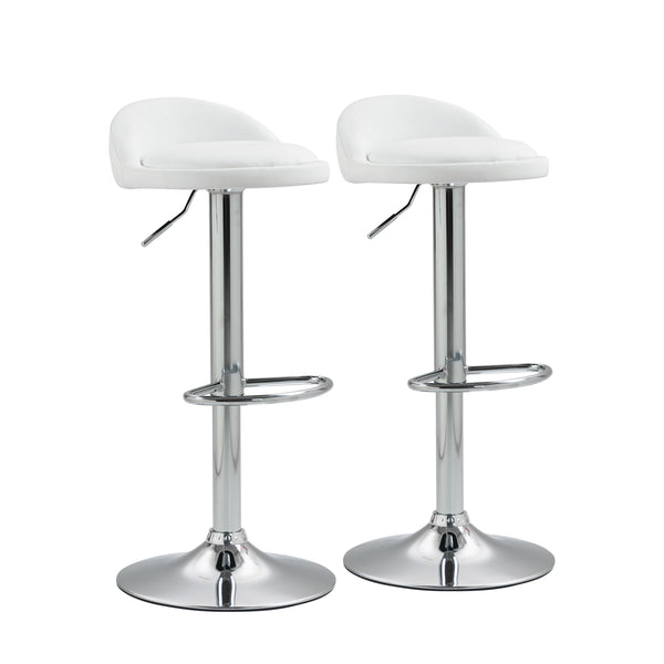 LISA bar stool set of 2, white