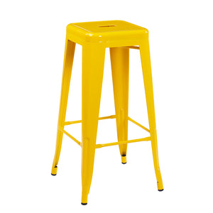 Barhocker Metall METALLIX 2er Set gelb