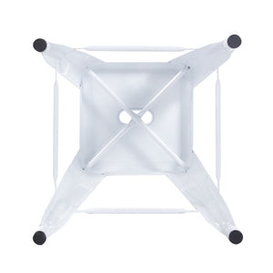 Barhocker Metall METALLIX 2er Set weiss