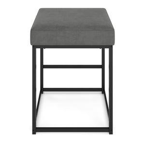 RODRIGO bar stool set of 2, anthracite