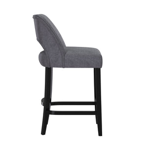 Barhocker SIVARA 2er Set anthrazit