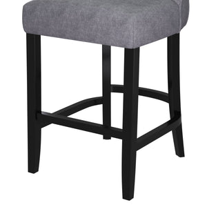 Barhocker SIVARA 2er Set anthrazit