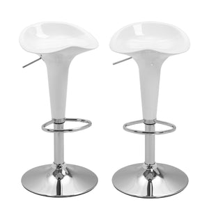 Stella white bar stools, set of 2