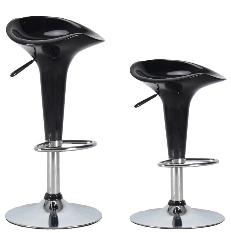 Stella bar stools, black, set of 2
