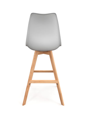 Tabourets de bar blancs AMELIA, lot de 2