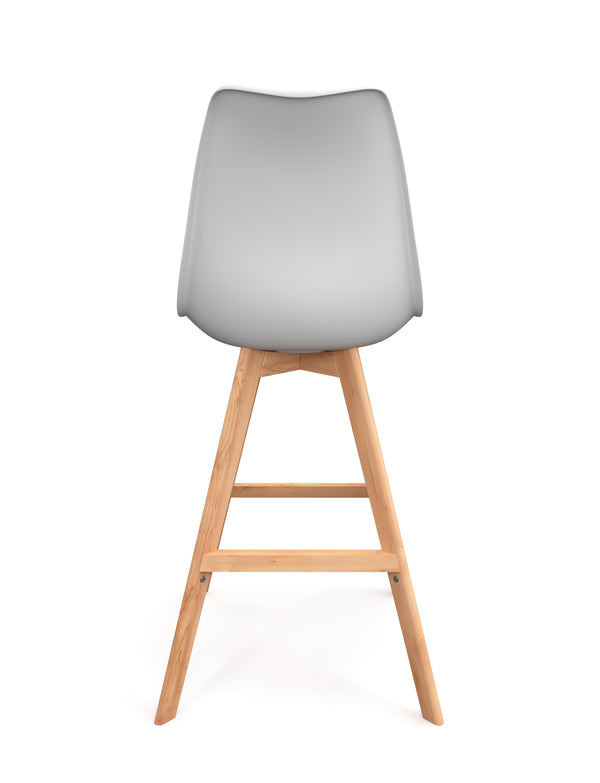 Tabourets de bar blancs AMELIA, lot de 2
