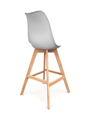 Tabourets de bar blancs AMELIA, lot de 2